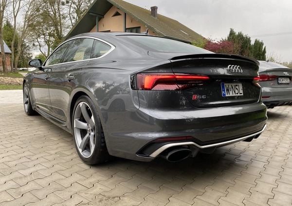 Audi RS5 cena 227999 przebieg: 96800, rok produkcji 2018 z Choszczno małe 781
